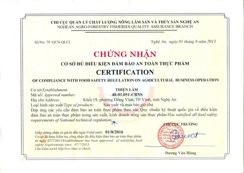 Vệ sinh an toàn thực phẩm