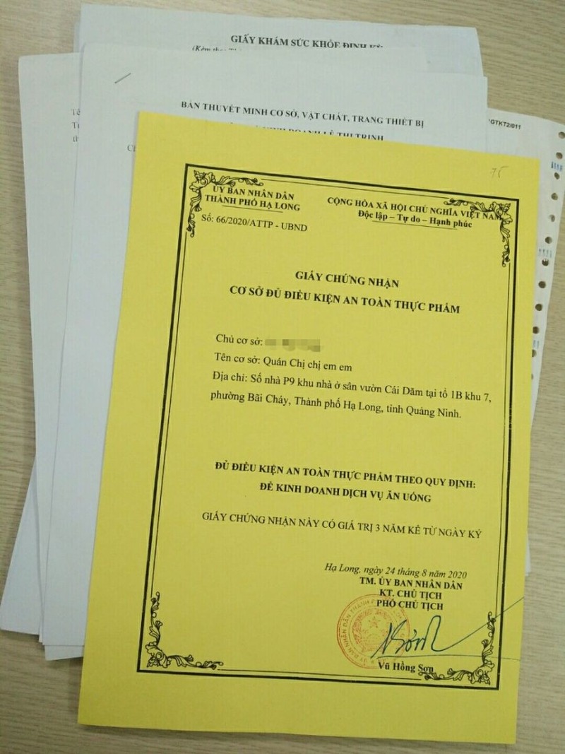 Vệ sinh an toàn thực phẩm