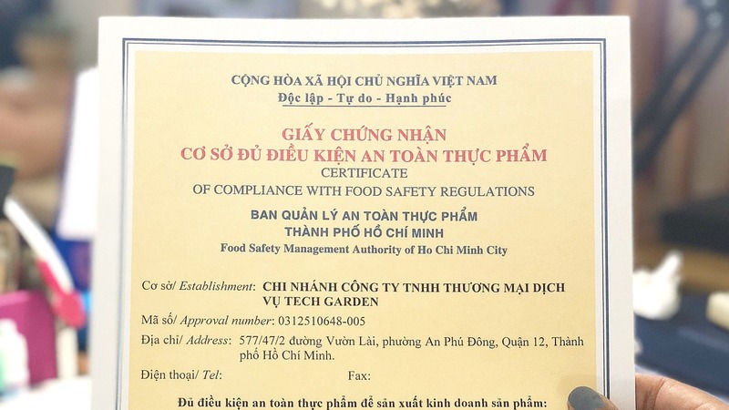 Vệ sinh an toàn thực phẩm